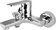 Lagoon Sharp Bath Mixer with Diverter 50971, Chrome, Turkish Made - Image 1