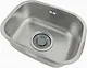 K 600 Kitchen Sink, 59 × 44 cm, 0.8 mm Thickness, 6 inch Waste with Filter, Stainless Steel 304 - Image 1
