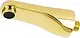 Round Concealed Bottom Outlet without Diverter, Gold - Image 2