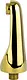 Round Concealed Bottom Outlet without Diverter, Gold - Image 3