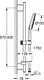 Grohe SmartActive Shower Column 600mm with 130mm Hand Shower, Soap Dish and Hose 26594LS0, White - Image 4