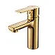 Global Standard Sky Basin Mixer, Glossy Gold GS L 1070 ND GP, Height 16 cm - Image 2