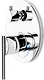 Value Andrea Concealed Bath Mixer (Body + Trim with 2-Way Diverter + Handle), VR-15023, Chrome - Image 2