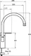 Value Lazio VK-6033 Kitchen Mixer with Swivel Spout, Deck Mounted, Chrome - Image 3