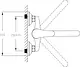Global Standard Mira Plus GSL 1014 CP Wall-Mounted Kitchen Mixer, Chrome, Lower Spout - Image 3
