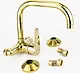 Global Standard Mira Plus GSL 1045 GP Wall-Mounted Kitchen Mixer, High Spout, Gold - Image 2