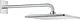 مجموعة دش دفن مونو كيوب ( طاسة مربعة 310 مم + عامود 442 مم ) ( 26564000 ) Grohe Chrome - Image 2