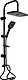 Fox Premium DB-201 2×1 Shower Column, Black - Image 1
