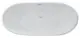 Duravit Aphrodite 806466 One-Piece Bathtub with Side Panel, 170 × 78 cm, White - Image 2