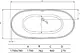 Duravit Aphrodite 806466 One-Piece Bathtub with Side Panel, 170 × 78 cm, White - Image 6
