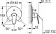 Grohe Eurodisc Cosmopolitan 19548002 Concealed Bath Mixer Trim with Diverter, Chrome - Image 2