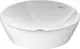 Duravit D-Neo Countertop Basin, 40 cm Circular with Fixing Set, White - Image 3