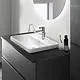 Duravit D-Neo Countertop Basin 60 cm, without Overflow, with Mixer Hole, White - Image 1