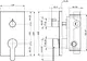 Teska Simena AS3500 Concealed Mixer, 3 Outlets, Chrome - Image 3