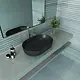 Titan Above-Counter Basin 60 without Mixer Hole, Black - Image 1