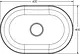 Titan Above-Counter Basin 60 without Mixer Hole, Black - Image 3