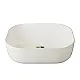 Sanipure Vega Above-Counter Basin, White, 46 cm - Image 2