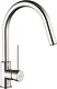 Juniper FRV6120744 Pull-Out Kitchen Mixer, Matte Stainless Steel - Image 1