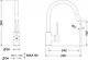Juniper FRV6120744 Pull-Out Kitchen Mixer, Matte Stainless Steel - Image 3