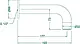 Genebre 166845 Lower Outlet for Concealed Bath Mixer - Image 2
