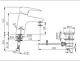 Sar Design Segura SD-1030-D-CP Single Lever Basin Mixer, Chrome - Image 2