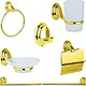Dream DR 3100 G Stainless Steel Accessories Set, 6 Pieces, Gold - Image 2