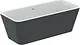 Tonic 2 One-Piece Bathtub 180 × 80 cm, White × Black, GA256V3 - Image 9