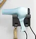 Banox Hair Dryer Shelf with Bottom Hook, Stainless Steel, Black (hd-01-01s) - Image 3