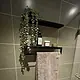 Banox 2-Piece Aluminum Bathroom Set (Shelf + Towel Holder with Shelf) (shc-05-01a), Black - Image 2