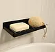 Banox 304 Stainless Steel Bathtub Soap Dish, 20 cm, Black (soh-03-01S) - Image 1