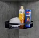 Banox Circular Corner Shelf (CO-02-01S), Stainless Steel 304, Black - Image 1