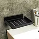 Banox Stainless Steel 304 Soap Dish 11 cm, Black (soh-02-01S) - Image 1