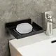Banox Stainless Steel 304 Soap Dish 11 cm, Black (soh-02-01S) - Image 2