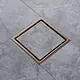 Pura FD-61-DRG Stainless Steel Floor Drain with Plastic Neck, 10 × 10 cm, Plain Cover, Rose Gold - Image 2