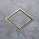 Pura FD-61-DG Stainless Steel Floor Drain 20 × 20 cm with Plastic Neck, Gold - Image 2