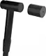 Brass Bidet Spray with Chromalux Anti-Twist Hose and Holder 007303, Black - Image 2