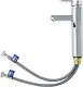 Lugano LG12 Tall Basin Mixer, Chrome - Image 3
