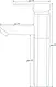 Lugano LG12 Tall Basin Mixer, Chrome - Image 4