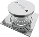 Gawad GX-000081 Square Shower Drain Plug 2 inch, Chrome - Image 1