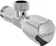Duravit XX0670003E10 Angle Valve 1/2 × 1/2, Chrome - Image 1
