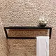 Banox (f2-01-01S) Stainless Steel (304) Towel Rack with Shelf, Black - Image 4