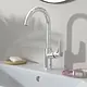 خلاط حوض قنطرة عالية متحركة لوجس بالطابق والفايظ هانز جروهي 71130001    