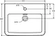 Sanipure Oberon Countertop Basin, 55 cm, White - Image 4