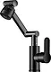 Basin Mixer with 180 Degree Swivel Head, Black - Image 2