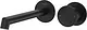 Teska Arte E5508 Wall-Mounted Concealed Basin Mixer, Black - Image 1