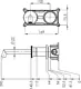Teska Arte E5508 Wall-Mounted Concealed Basin Mixer, Black - Image 3