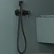 Teska Atlas Terra T 5738 Concealed Bidet Mixer with Concealed Body, Handle, Bidet Spray and Hose, Black - Image 1