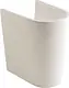 Sanipure Vega / Magnus Wall-Hung Basin Column, Pergamon