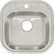 Leto LP 480 Stainless Steel Kitchen Sink, Flat Edge, 48 × 48 cm, 0.8 mm Thickness, with 3 inch Drainage Set and Mixer Hole - Image 2