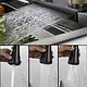 Smart Handmade Kitchen Sink 75 × 45 cm with Pump and Filter Tap, Black - Image 3